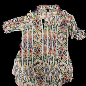 New Directions 1X Bohemian Long Shirt